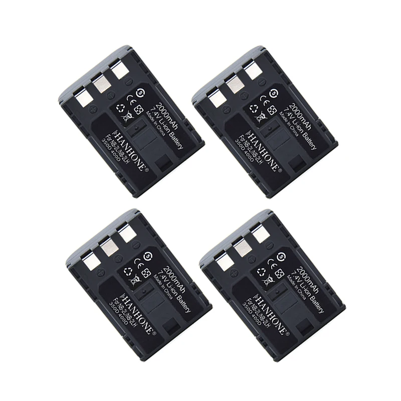 Batteria NB-2L Compatibile Canon - Ricaricabile 1200 MAh, Ioni Di Litio - 2