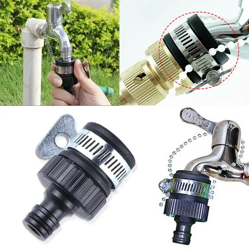 

Universele Plastic Kraan Adapter Water Kraan Adapter Plastic Slangfitting Slang Irrigatie Tuin Water valve Splitter