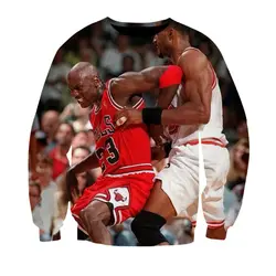 Лидер продаж для мужчин одежда 2019 толстовка хип хоп Уличная 3d принт Баскетбол звезда Мода топы для мальчиков панк уличная свободная