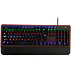 Зеленый оси механических Gamer клавиатура 12 Цвет RGB светодиодный клавиатура с задней подсветкой для ПК