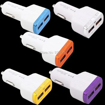 

QC3.0 Quick Charge Dual usb ports car charger Fast charging speed car chargers for iphone 7 8 x samsung s7 s8 htc android phone