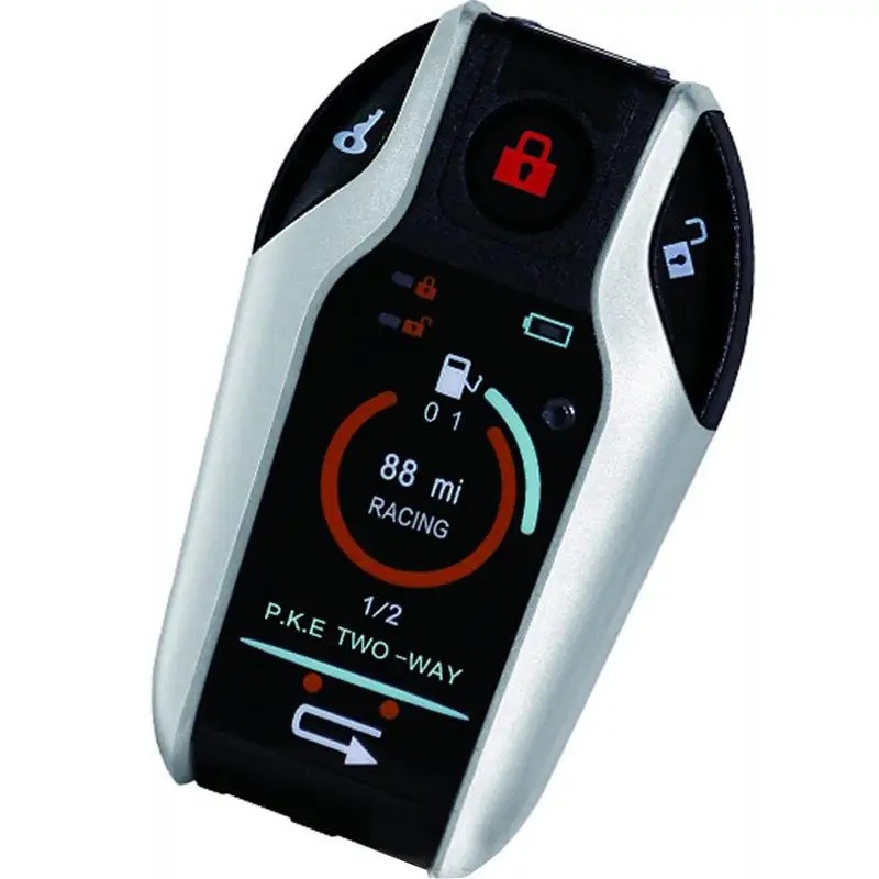 

Motorcycle Anti-theft Two-way Anti-theft Alarm With Pke Automatic Induction Start Flameout Function 5 Meters Automatic Locking