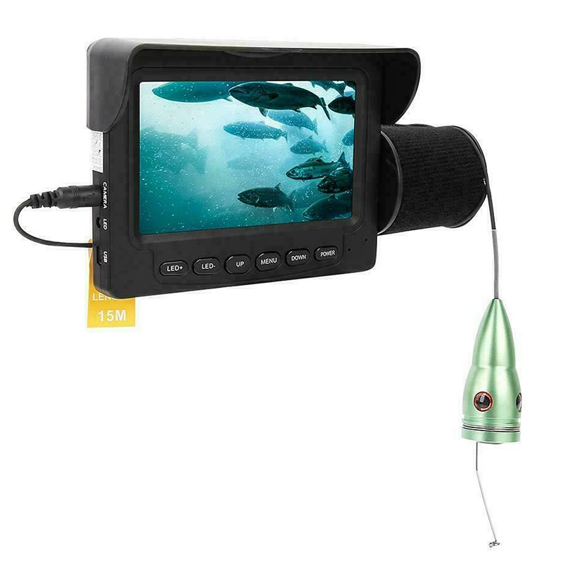 تحت الماء صياد السمك الجليد فيديو الصيد كاميرا شاشات كريستال بلورية ليلة كاميرا Fishfinder