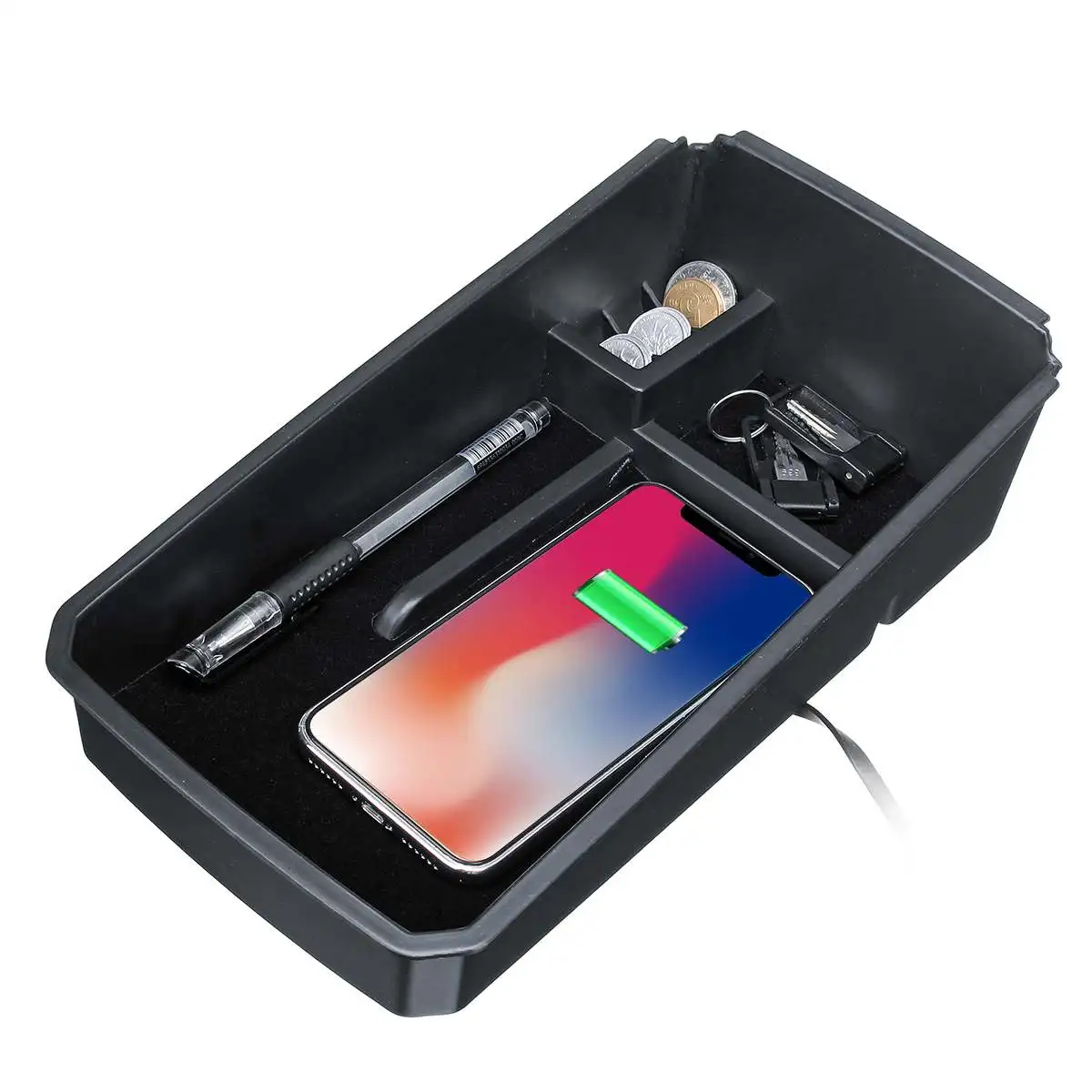 12V DC wireless charging tool Phone Wireless Charging Central Armrest