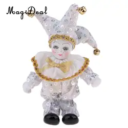 Очаровательны викторианской фарфоровые куклы для модель ангела Triangel куклы Арлекин кукла-Клоун игрушки подарки на день рождения ремесла