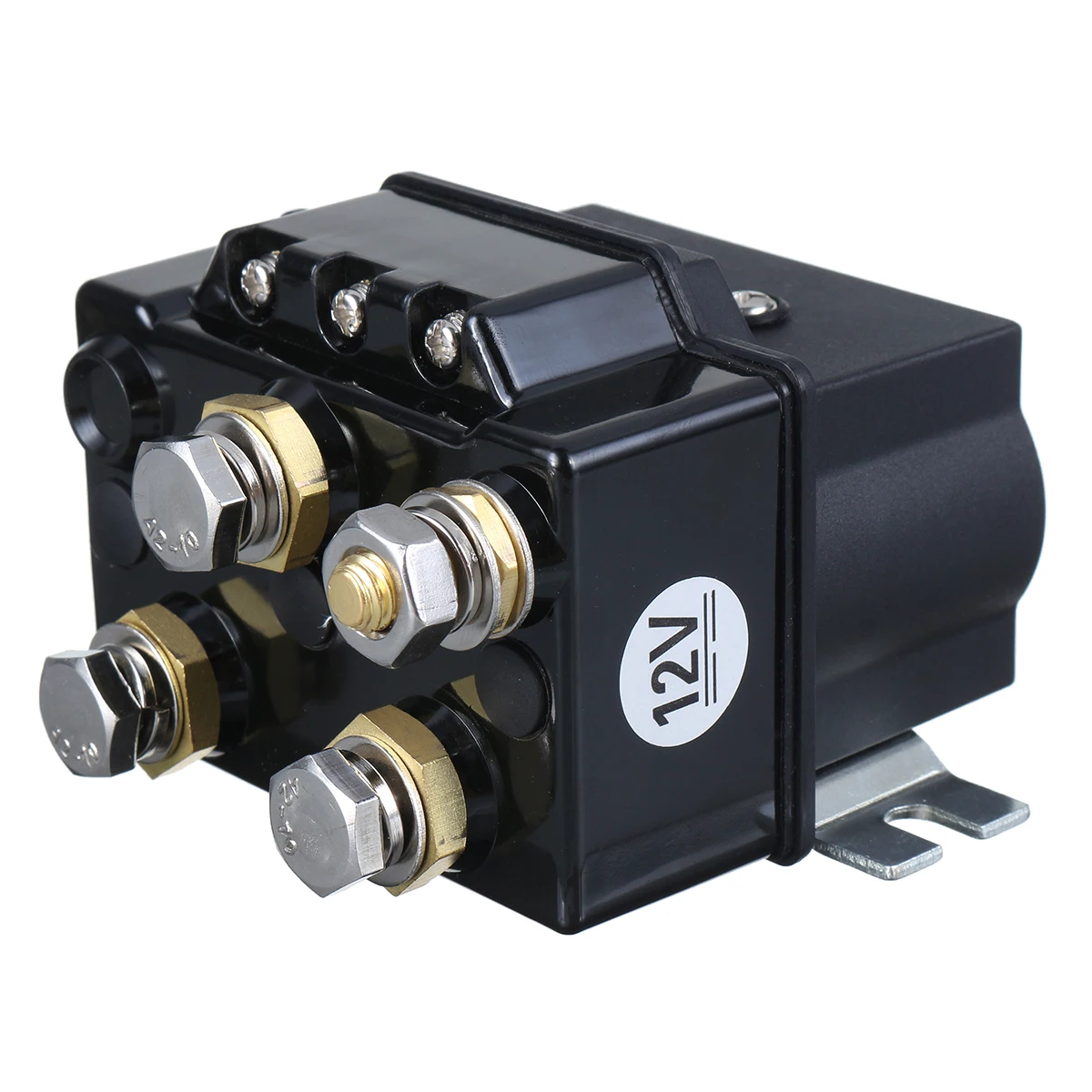 Tanie 12V DC 500Amp ciężki przekaźnik elektromagnetyczny wciągarki 1500lb 4x4 ATV odzyskiwanie ciężarówki łodzi