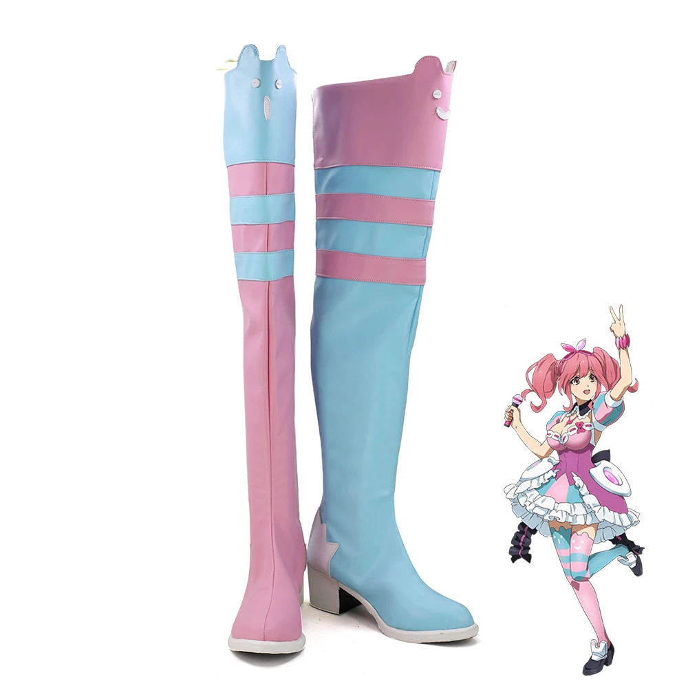 MACROSS DELTA Makina Nakajima Cosplay Shoes Women Boots | Тематическая одежда и униформа