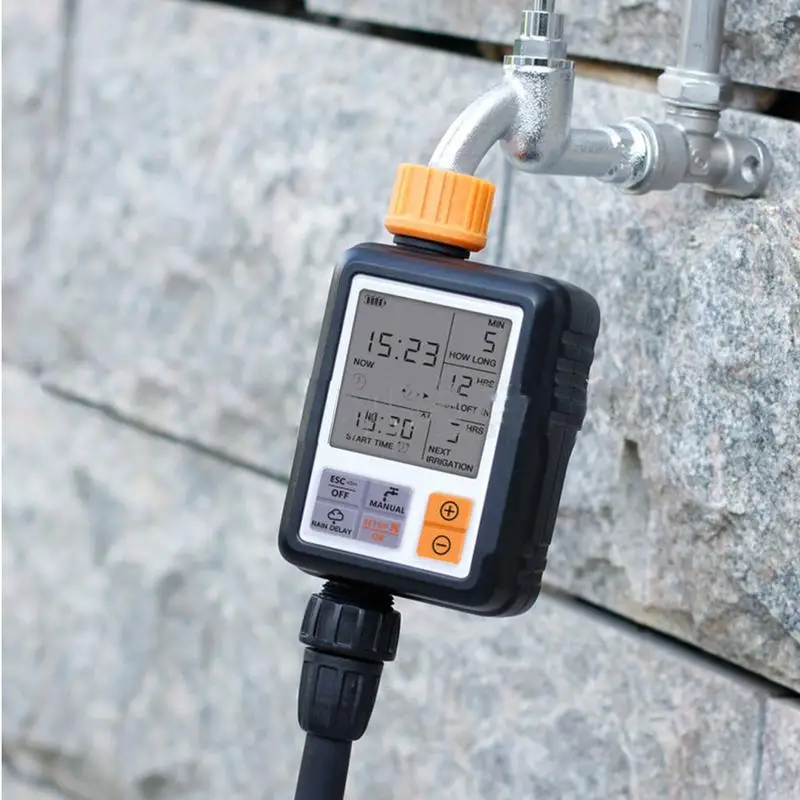 

Europe Sprinkler Controller Big Screen Characters Outdoor Garden Solenoid Valve Timer Automatic Watering Device Irrigation Tool