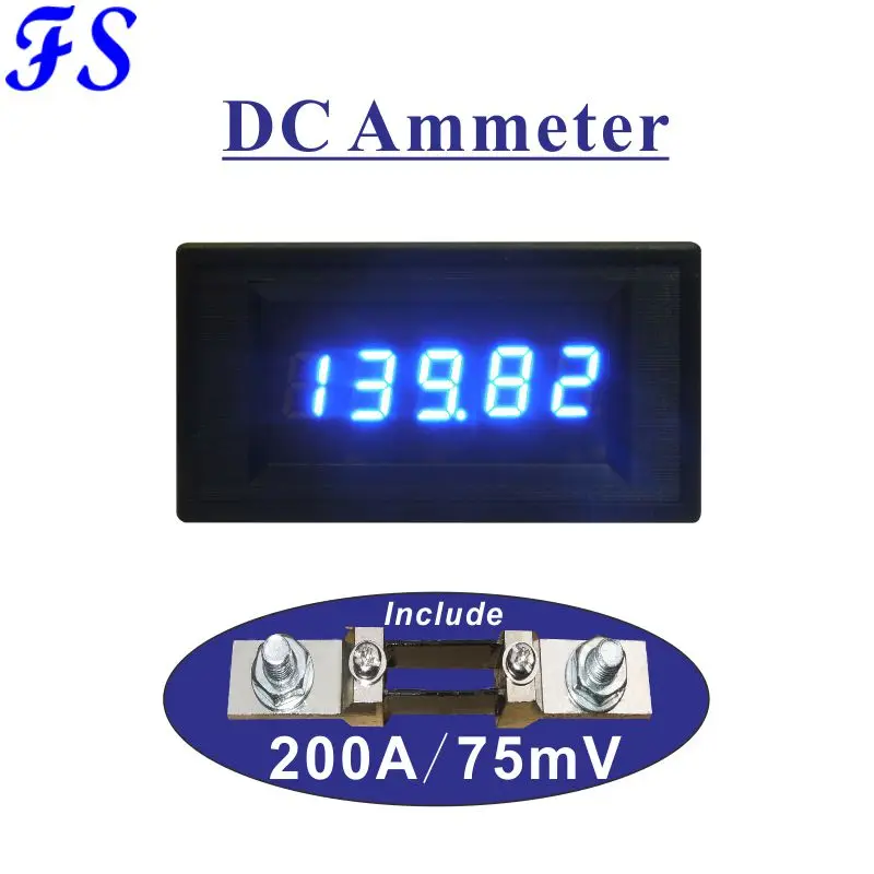 1999~1999 High Exactness Programmable Ammeter 3 Phase AC 5A Current Meter DTM-AA72 4-Digit LED Display 