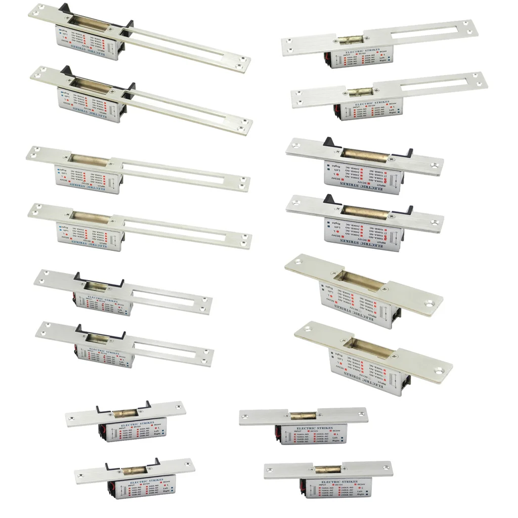 

Universal DC 12V Electric Door Strike Lock Fail-Secure Fail-Safe Electric Lock, NO NC Modes, Door Security Access Contorl Kits