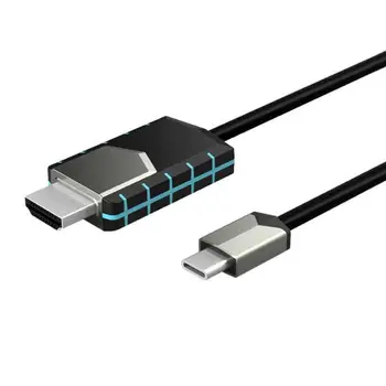 

VODOOL USB Type C to HDMI Cable for Audio Video HDTV Converter with audio output with the highest resolution for Laptop/Phone