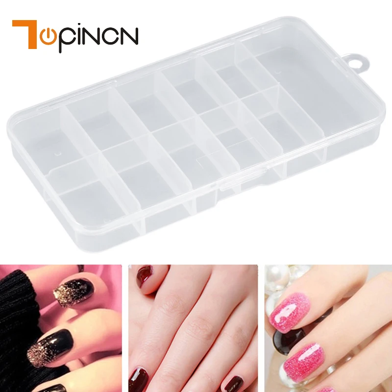 

36 Gird Plastic Makeup Organizer Candy Nail Art Painting Accessories Cosmetic Organizer Beads Rhinestones Storage Box