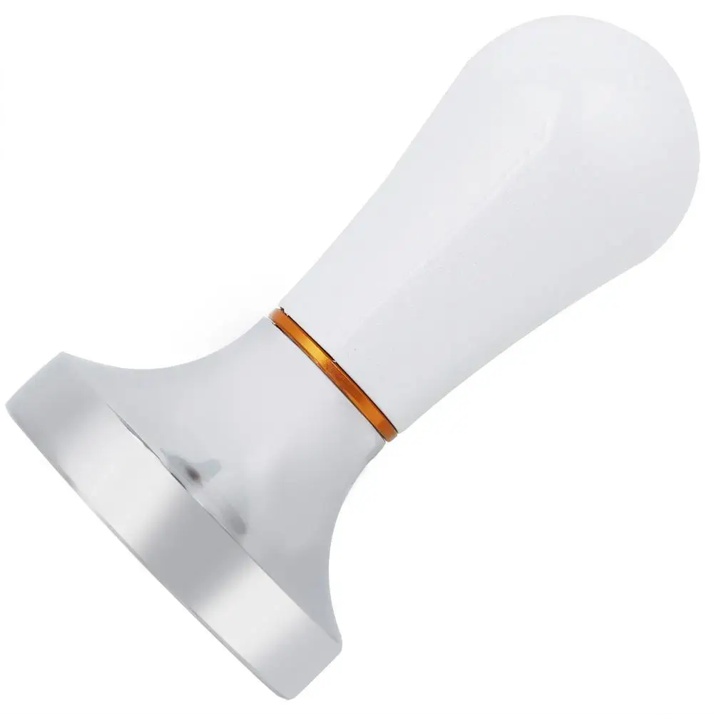 3# Tamper de caf/é 57mm Pr/áctico manipulador de caf/é de aluminio de mano con mango para cafetera