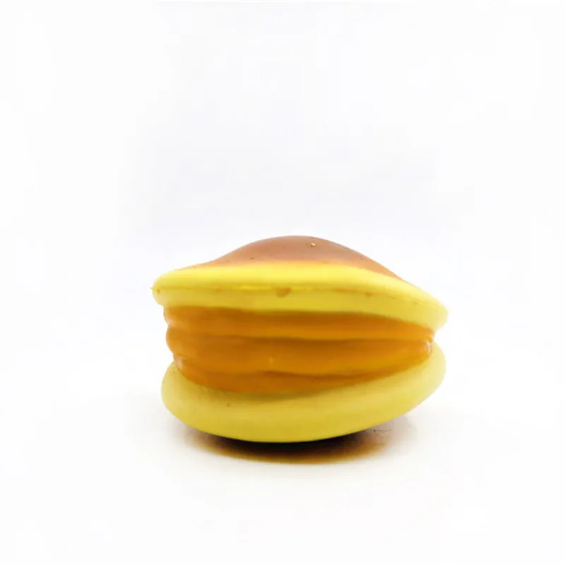 BAKEEY SquishiesToys Dorayaki 9 سنتيمتر الغذاء الخبز المعطرة بطيء ارتفاع ضغط مكافحة الإجهاد الضغط الصحافة النقال شريط لتعليق الهاتف المحمول