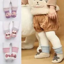 Детские Нескользящие носки с милой куклой для маленьких девочек, милые носки для новорожденных девочек, носки с бантом в виде животных, От 0 до 3 лет