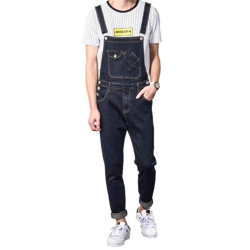 blue jean jumpsuits plus size men
