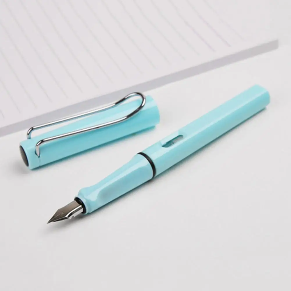 

1pc Students Calligraphy Practice Fountain Pen Smooth Writing Extra Fine Nib Pen Office School Supplies Drop Shipping