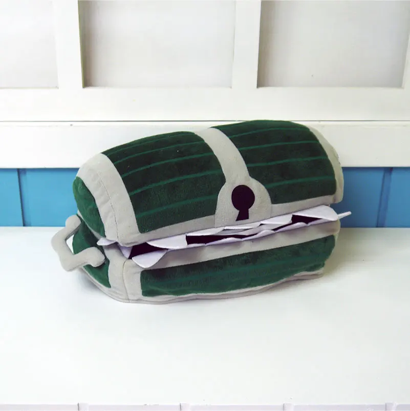 Doragon Kuesuto плюшевая игрушка для косплея Аниме Dragon Quest treasure chest monster plush doll tissue box
