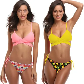

Meihuida Swimsuit Bikini 2019 Women Swimming Suit Swimwear Sexy Bikini Tops Swimsuit Ladies Push-up Bra Beach Clothings Bathing