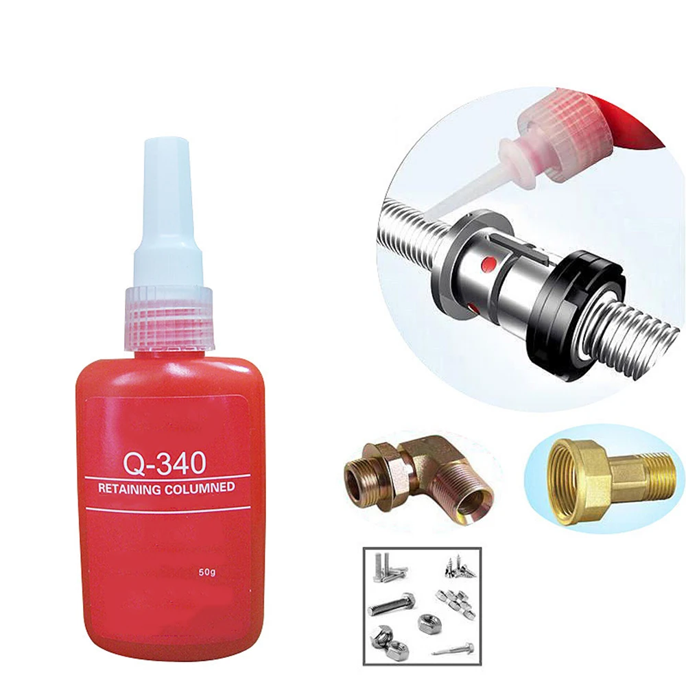 

50ml Blue Liquid Medium Strength Q340 Threadlocking Adhesive for 10MPA Thread