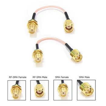 

60mm Low Loss Antenna Extension Cord Wire Fixed Base For Antenna SMA RP-SMA RP SMA For RC Drones FPV Quadcopter Helicopter DIY