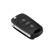 

For Hyundai Kia Ceed Pro-Ceed Sportage Rio Venga Sorento Soul Optima Cover 3 Buttons Flip Folding Remote Car Key Case Shell