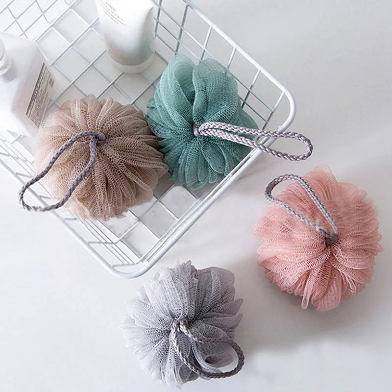 

1Pcs Portable Massage Cleaning Supplies Bath Ball PE Bathroom Accessories Body Exfoliating Tools Shower Balls
