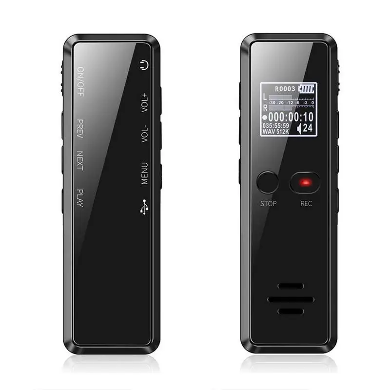 

Professional Digital Voice Recorder 8G Metal 1536Kbps Forensic Miniature Professional Noise Cancellation Digital Recording Pen