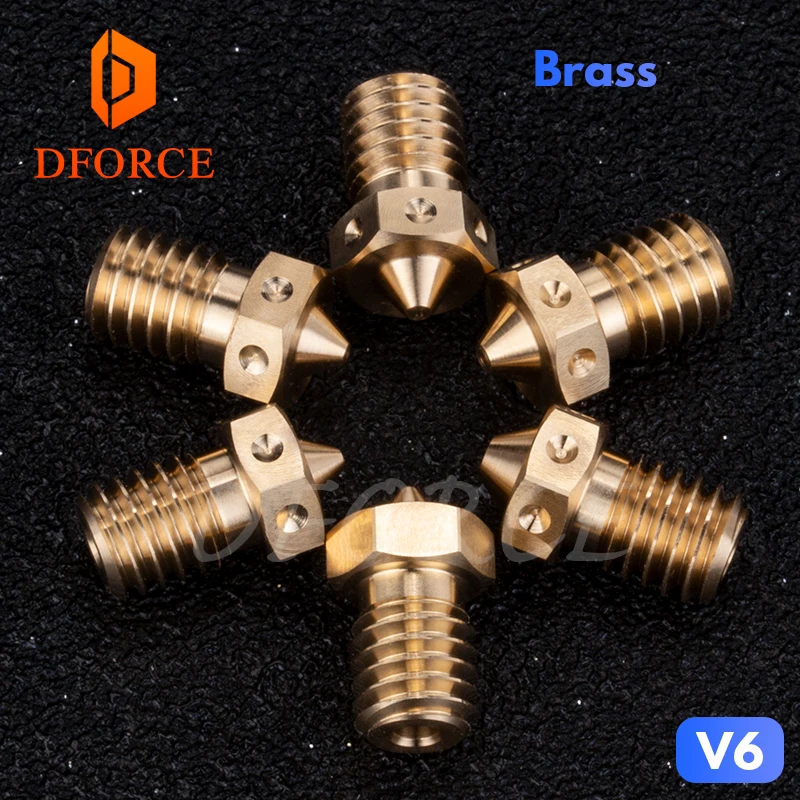 Bicos para 3d Impressora para E3d Bicos de Calor Dforce Top Quality v6 Hotend Impressoras 4 Pçs e lote 3d i3 Hotend Bico Pia Titan Aer