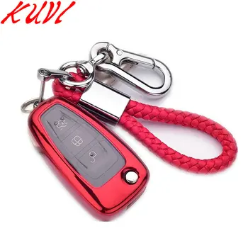 

3 Button TPU Car Remote Key Fob Shell Cover Case For Ford Ranger C-Max S-Max Focus Galaxy Mondeo Transit Tourneo Custom