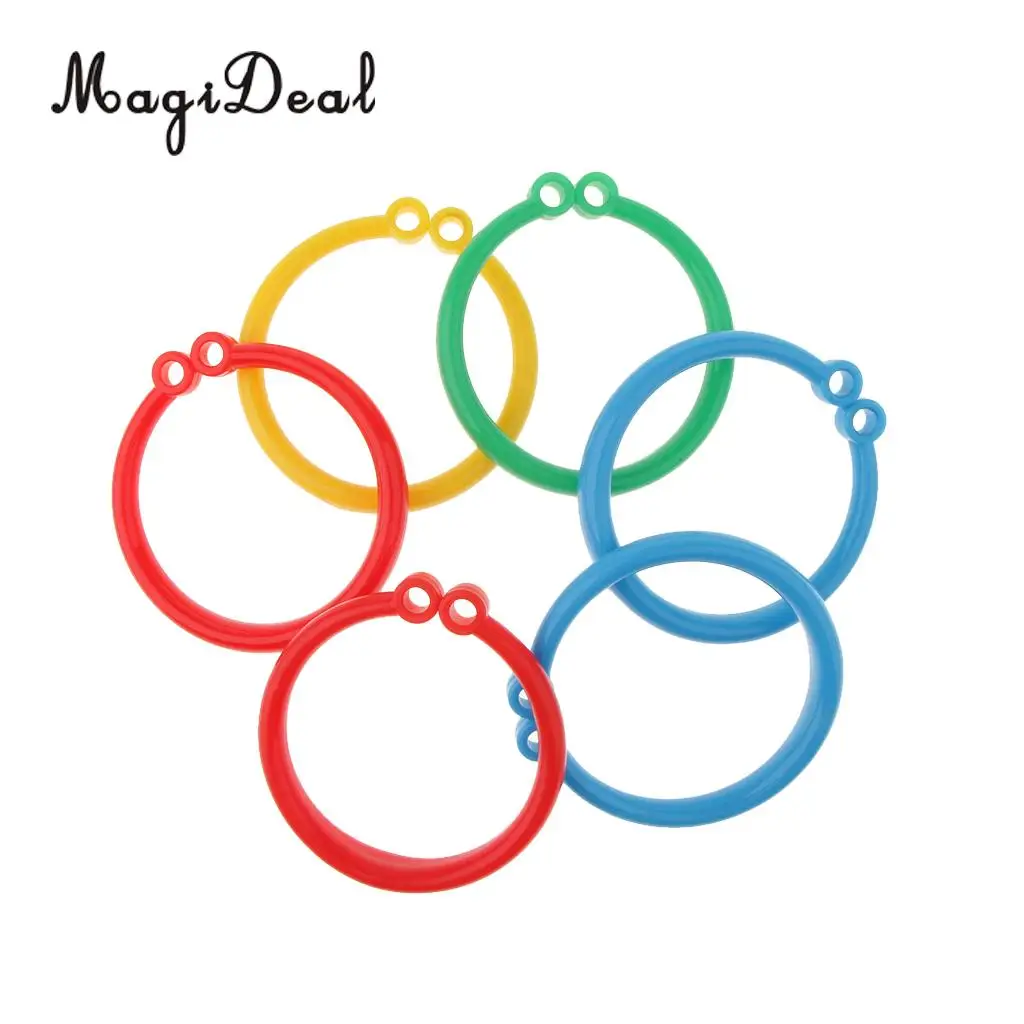 

Pack of 6 Bracelet Helium Balloons Falling Counter Weights Block Party Decoration