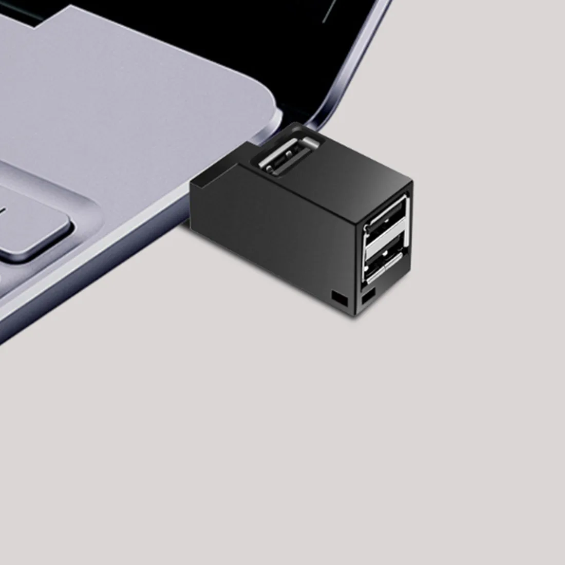 Для ноутбука компьютер использовать мини USB 2,0 концентратор 3 порта Портативный usb-концентратор 480 Мбит/с высокоскоростной тонкий usb-хаб черный