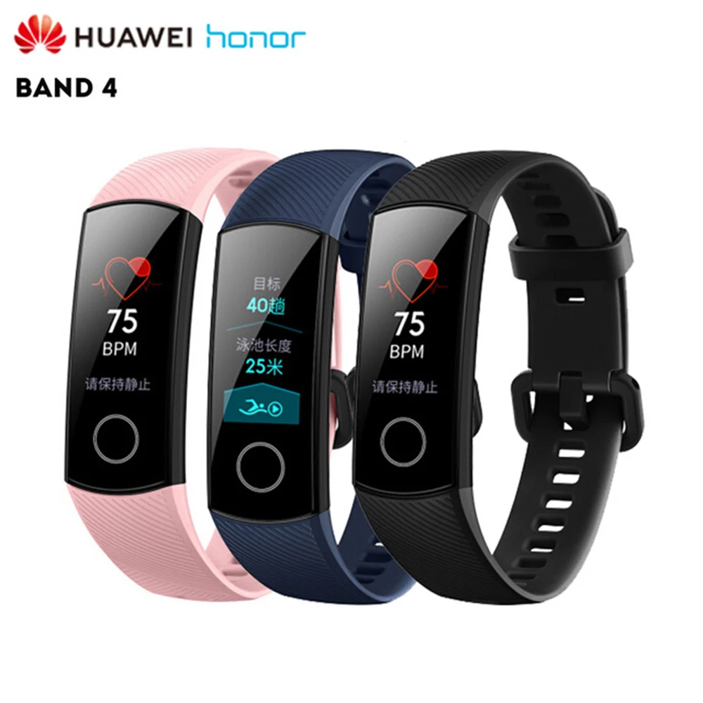 HUAWEI Honor 4 браслет 0 95 дюймов экран Bluetooth вызов/сообщение напоминание о частоте