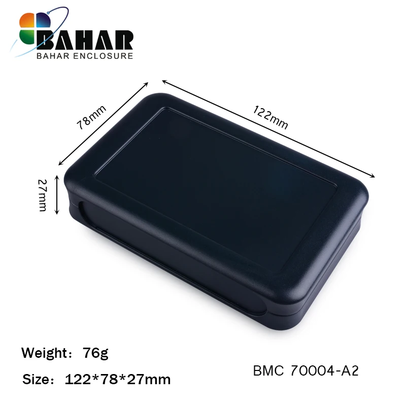 

Hand-held electronics plastic ABS 5 pieces enclosure from Bahar Enclosure 122*78*27mm BMC70004