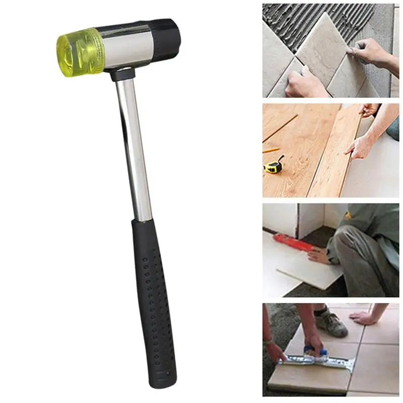 

25mm Double Face Soft Tap Rubber Hammer Mallet DIY Leather Tool