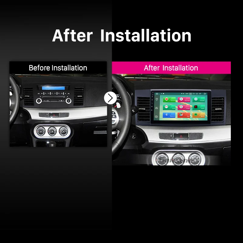 Perfect Seicane 10.1 inch Android 8.1 for 2007-2015 Mitsubishi Lancer Car Radio 1024*600 GPS navigation Multimedia Mirror link 4G WIFI 5