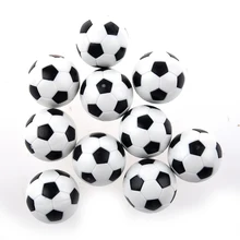 10 шт., маленького размера, круглой формы с диаметром 32 мм Пластик футбольный настольный футбол футбольный мяч