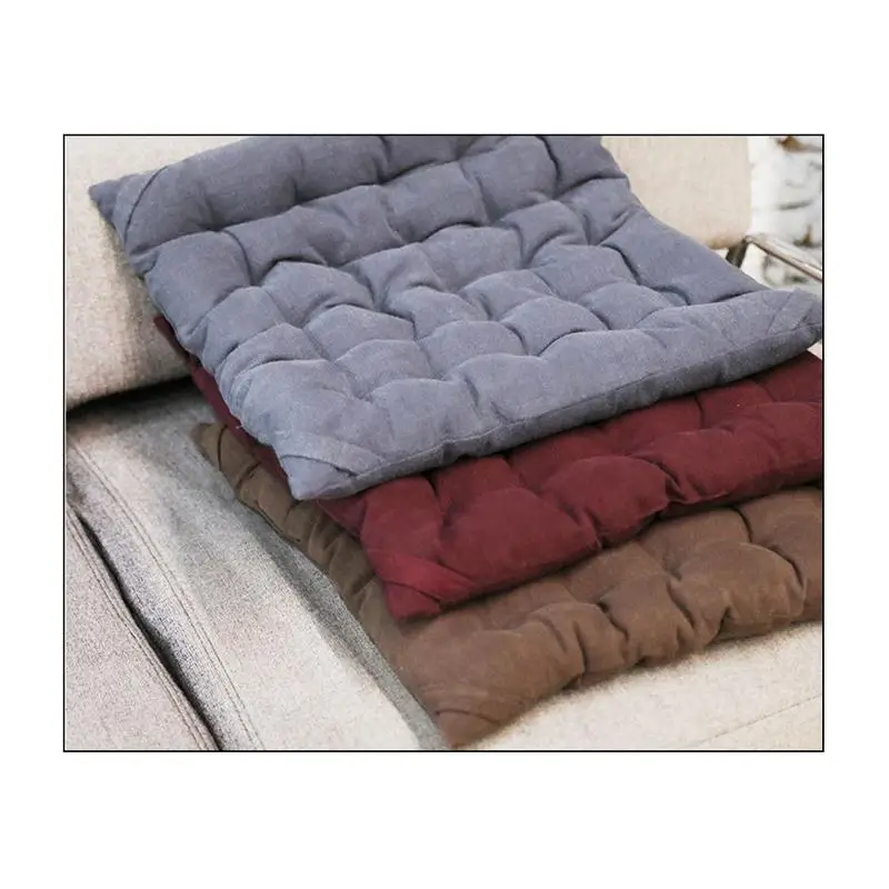 Square Solid Color Sanding Padded Cushion Chair Cushion Office Chair Cushion Student Padded Dining Chair Tatami Cushion Square Solid Color Sanding Padded Cushion Chair Cushion Office Chair Cushion Student Padded Dining Chair Tatami Cushion