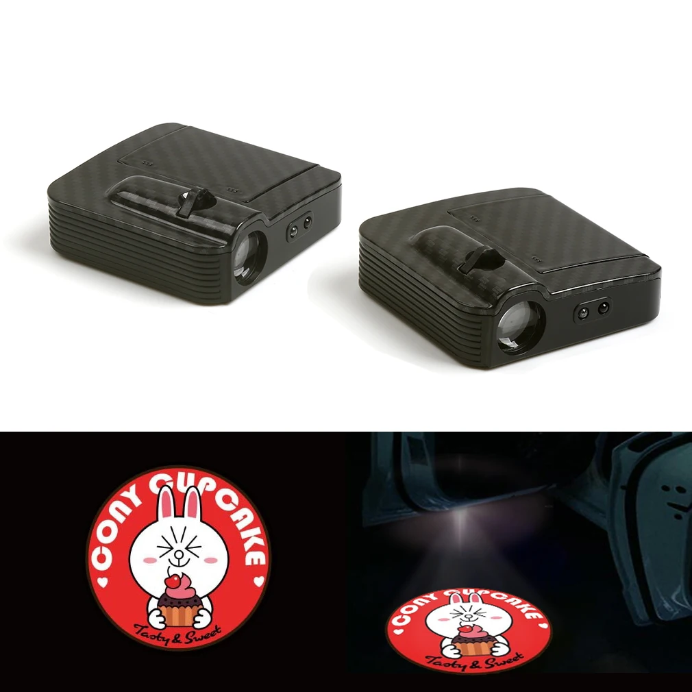

Courtesy Line Cony Rabbit Car Logo LED Door Ghost Shadow Laser Projector Light