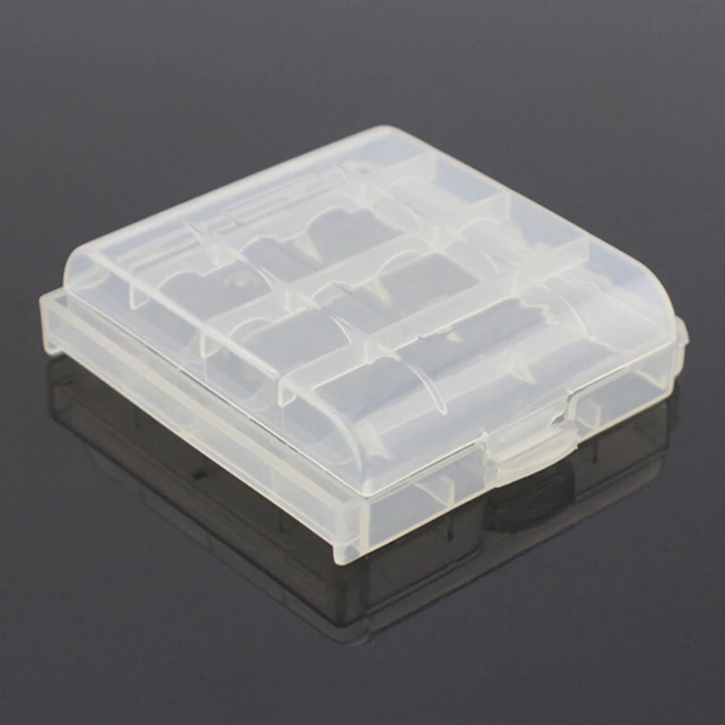 

AAA AA Battery holder Hard plastic case Random color storage case (3 pcs)