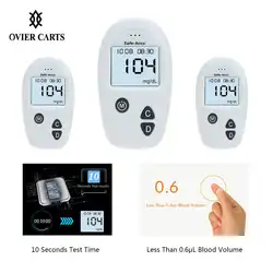 Монитор уровня глюкозы в крови диабет Тесты ing инструмент с 200 глюкозы в крови Тесты полоски глюкометр 10 секунд Тесты здравоохранения