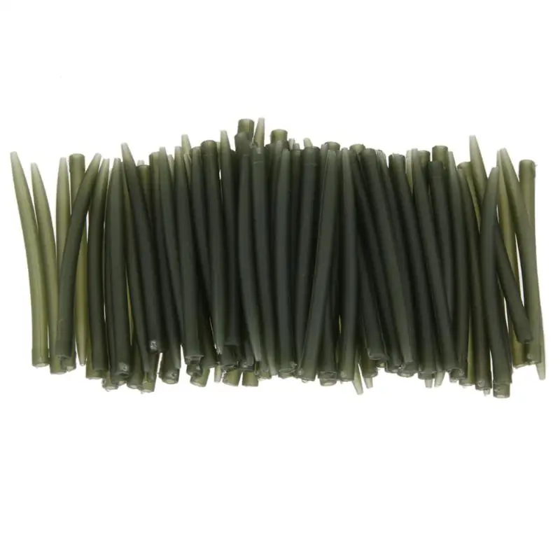 

20/50/100pcs 53mm Terminal Carp Fishing Anti Tangle Sleeves Connect with Fishing Hook Pesca Carp Fishing Accessories Tackle Tool