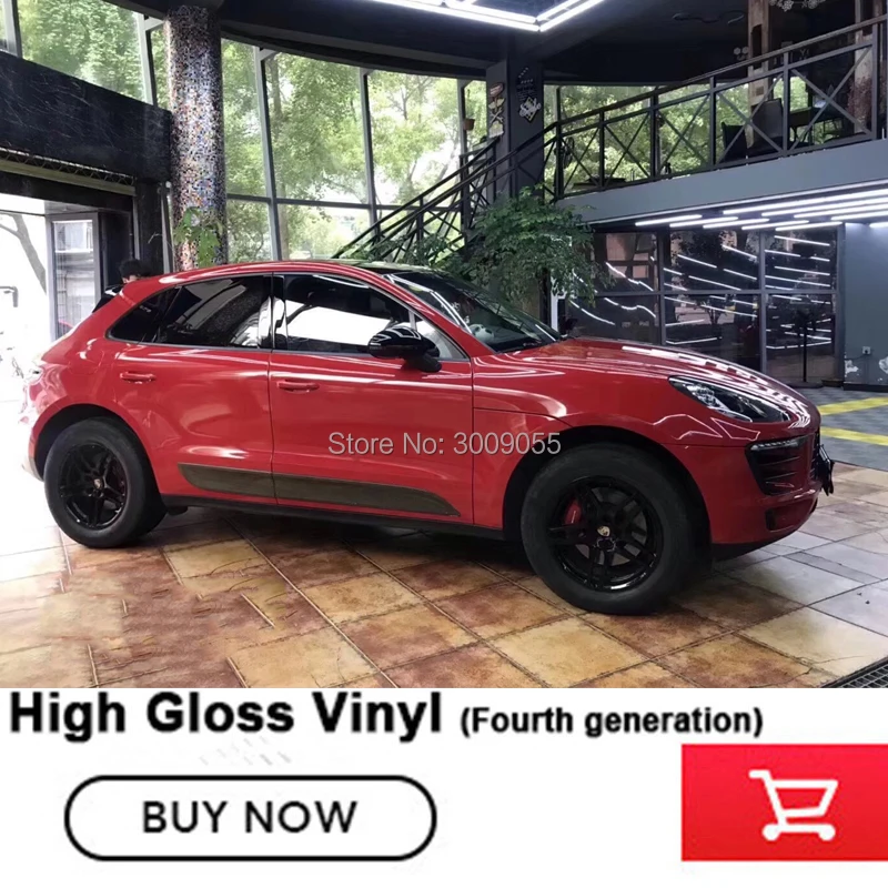 

Highest Quality crystal dark red Glossy Vinyl Wrap Sticker With Air Bubble Free Warranty 5 years quality
