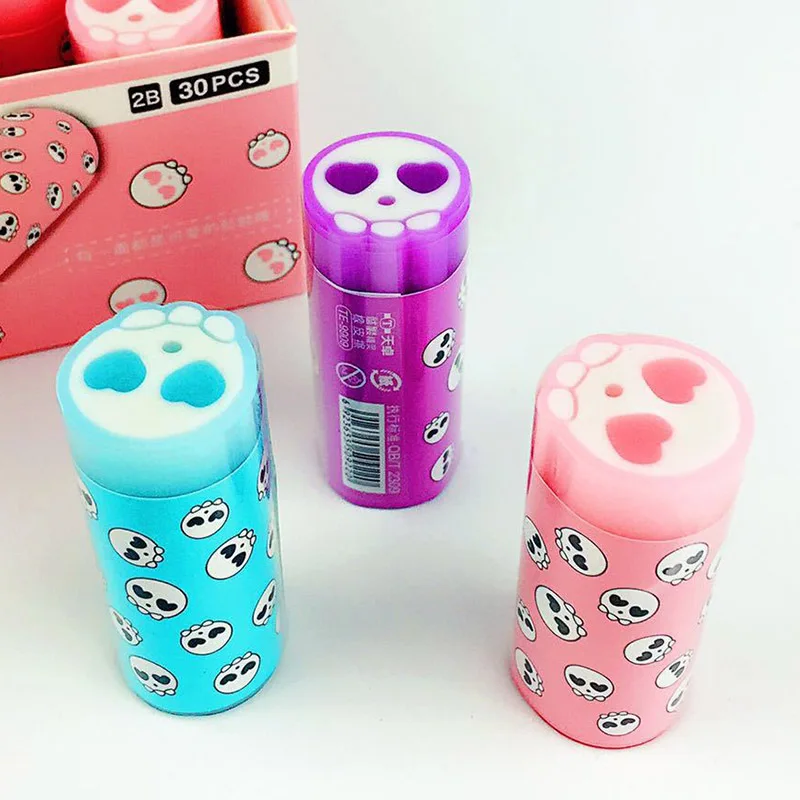 

1PC Cute Erasers Fruit Strawberry Lemon Rubbers Pencil Erasers For Kids Girls Gift School Office Supplies Novelty Stationery