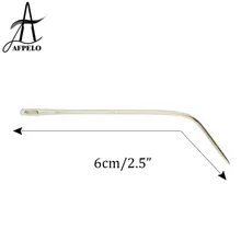 144 шт 6 см/2," J Тип ткачество Нитевдеватель Швейные иглы для человеческих сетка для наращивания волос Инструменты для плетения