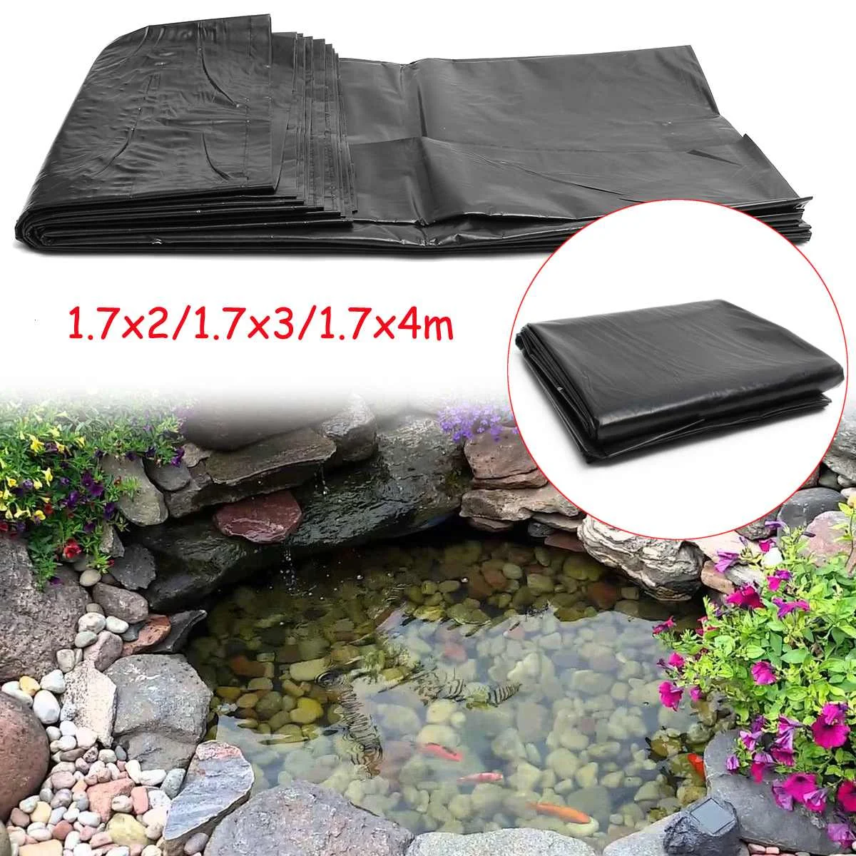HDPE подкладка для пруда сада озеленения бассейна резиновый сверхпрочный