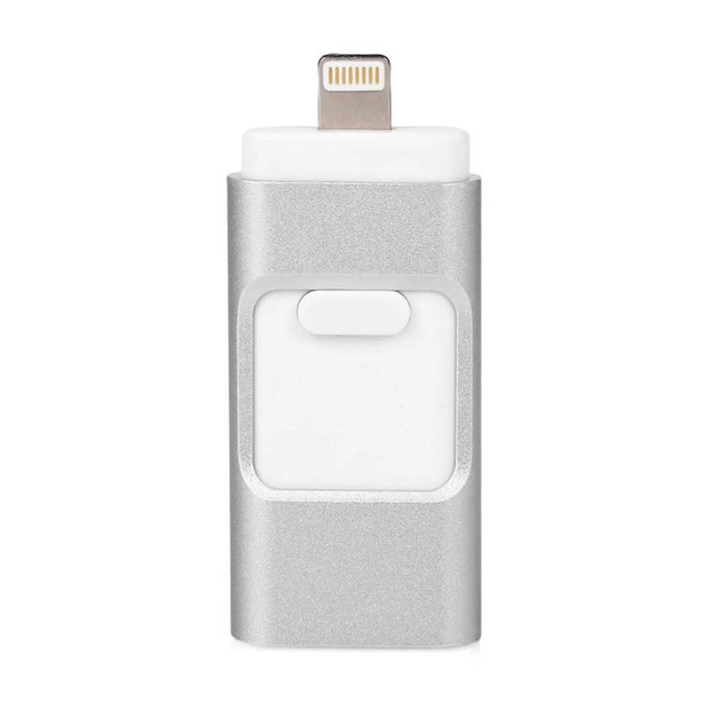 OTG USB Flash Drive For Apple iPhone iPad iPod Mobile Disk Business Stick Pen Drive(Silver) | Компьютеры и офис