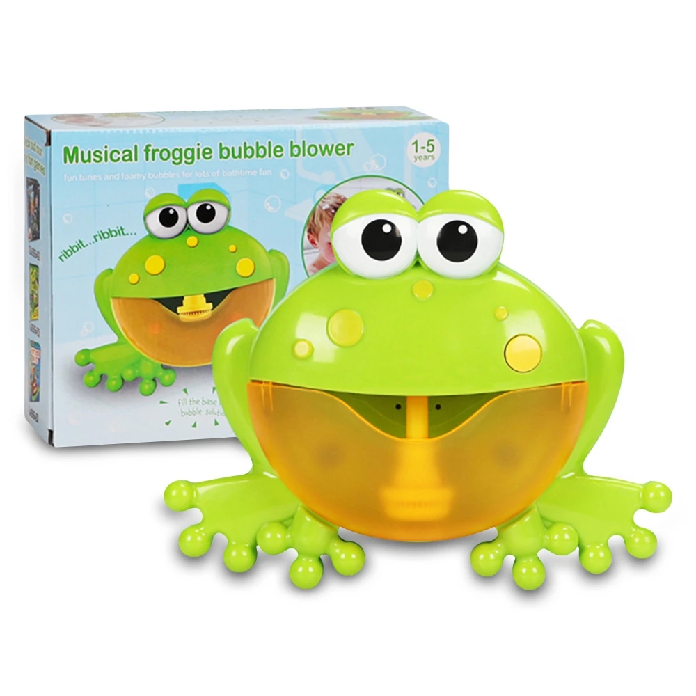 Игрушки пузырьки на открытом воздухе лягушки Детские для ванны Bubble Maker ванна