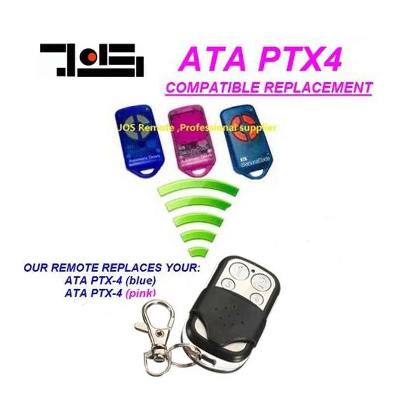 

For ATA PTX-4 garage door remote control replacement remote control duplicator rolling code