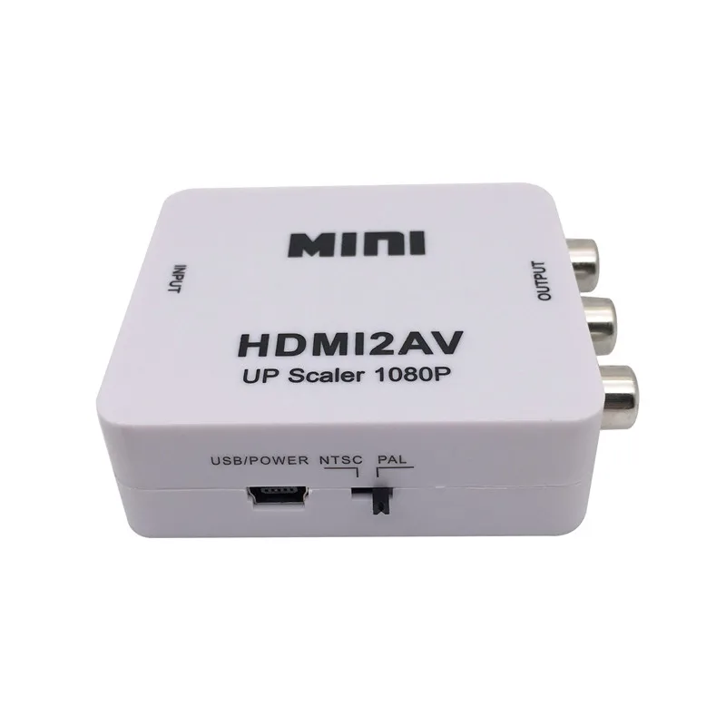 Адаптер HDMI в AV HD видео конвертер 1080P RCA AV/CVSB L/R HDMI2AV Поддержка NTSC PAL|Кабели HDMI| |